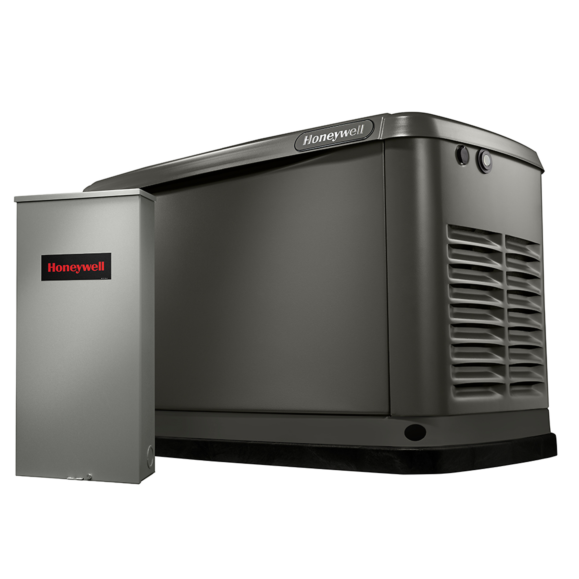 Honeywell Home Standby Generator — 14000 Watts, Air-Cooled, Dual Fuel, 16 Circuit 100A Automatic Transfer Switch, Model# 7231